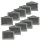 thumbnail image 1 of Titular de La Tarjeta de Identificación Sunnimix 10pcs Impermeable Resellable Gris, 1 of 8