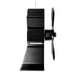 thumbnail image 5 of Costway Ventilador con 5 palas, ventilador para difundir calor para chimeneas y estufas de leña, ventilador con mango retráctil y metal sensible al calor, negro, 5 of 6