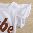 thumbnail image 5 of Lovebay 3Pcs Newborn Baby Girls Short Sleeve Summer Outfits Tops +Shorts +Headband 0-2T, 5 of 7