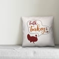thumbnail image 2 of Creative Products Talk Turkey To Me 18x18 Spun Poly Pillow, 2 of 2