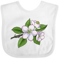 thumbnail image 3 of Inktastic Beautiful Apple Blossom Flowers on Branch Boys or Girls Baby Bib, 3 of 4