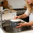 thumbnail image 5 of Stainless Steel Purpose Scald Large Capacity Instant Bowl 1100ml Double Layer Thermal Insulation Instant Bowl Leak Proof Pasta Bowls Lunch For Kitche Dining Table Mats round Doilies for Tables Teal, 5 of 5