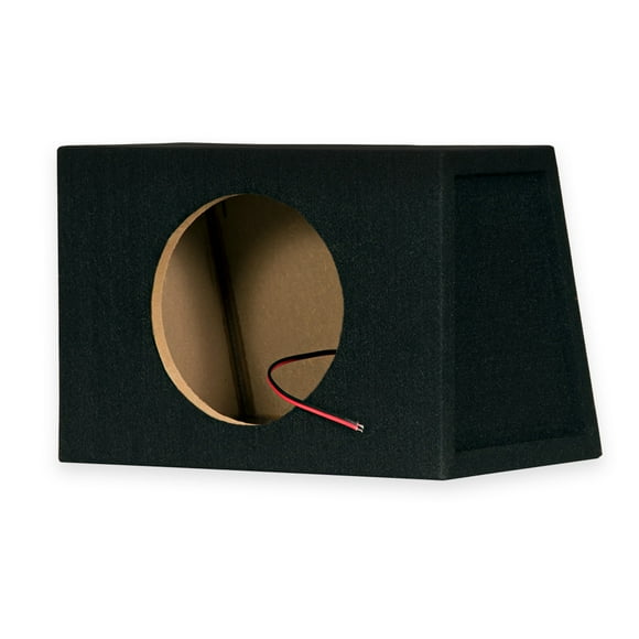 Goldwood Sound TR8S Sealed Single 8' Woofer Speaker Enclosure Cabinet, Black, 1 Count