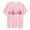 Pink, variant on Plus Size Women's Christmas Print Loose Crew Neck T Shirt Holiday Graphic Top For Comfortable Casual Wear