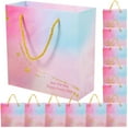thumbnail image 1 of 12 bolsas de regalo con asas, bolsas de papel para regalos, fiestas, compras, bodas, baby showers., 1 of 7