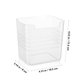 thumbnail image 5 of 2 cajas de almacenamiento translúcidas para puerta lateral de refrigerador, organizadores para el hogar y la cocina., 5 of 6