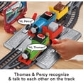 thumbnail image 3 of Set de tren de juguete Thomas y sus amigos Talking Thomas y Percy 3+Y Mattel Thomas y Friends, 3 of 6