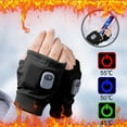 thumbnail image 2 of Men'S Heat Game Rechargeable Women'S Gloves Temperature Finger While Riding 2000 Mah Battery 3 Stop Digital Temperature Display Heat Gloves, 2 of 4