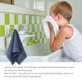 thumbnail image 4 of Qarigey Toalla de baño gruesa Toalla de baño de algodón Toallas para adultos Cómoda toallita absorbente de agua para viajar 140x70cm Cuerpo del baño Azul oscuro, 4 of 6