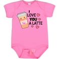 thumbnail image 3 of Inktastic I Love You a Latte with Coffee Cup Boys or Girls Baby Bodysuit, 3 of 5