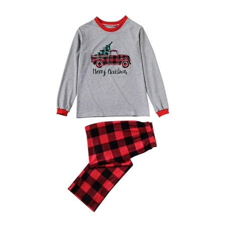 

Canis Family Christmas Pajamas Matching Set Parent-Child Xmas Party Loungewear Set