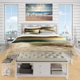 thumbnail image 2 of Designart 'Rushing Waves Under Heavy Clouds' Beach Duvet Cover Set, 2 of 4