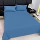thumbnail image 5 of Set de hojas de color liso de 3 piezas | Poliéster suave | Lavables duraderos | Incluye 1 sábana (150x230cm) y 2 fundas de almohada (74x48cm) | Múltiples colores | Resistente al desvanecimiento, 5 of 6