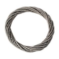 thumbnail image 1 of Corona de ratán DIY, corona artificial de 6 pulgadas, suministros para hacer coronas de bricolaje, puerta de entrada Gris, 1 of 9