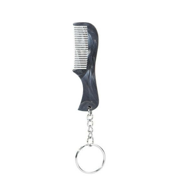 Plastic Keychain Comb Small Pocket Comb Mini Hair Comb Anti-static Beard Mustache Comb Styling Comb Travel Comb Keychain
