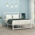 thumbnail image 4 of TSLINN METAL Bed Frame Full,White Color,Easy Aseembly,No Box Spring, 4 of 5
