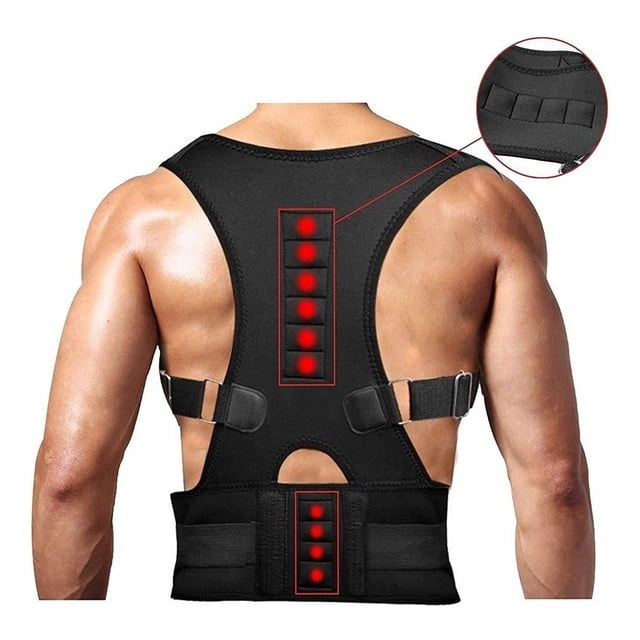 Corrector De Postura con imanes Faja Soporte Para Espalda Unisex Trendy Shops Corrector de postura