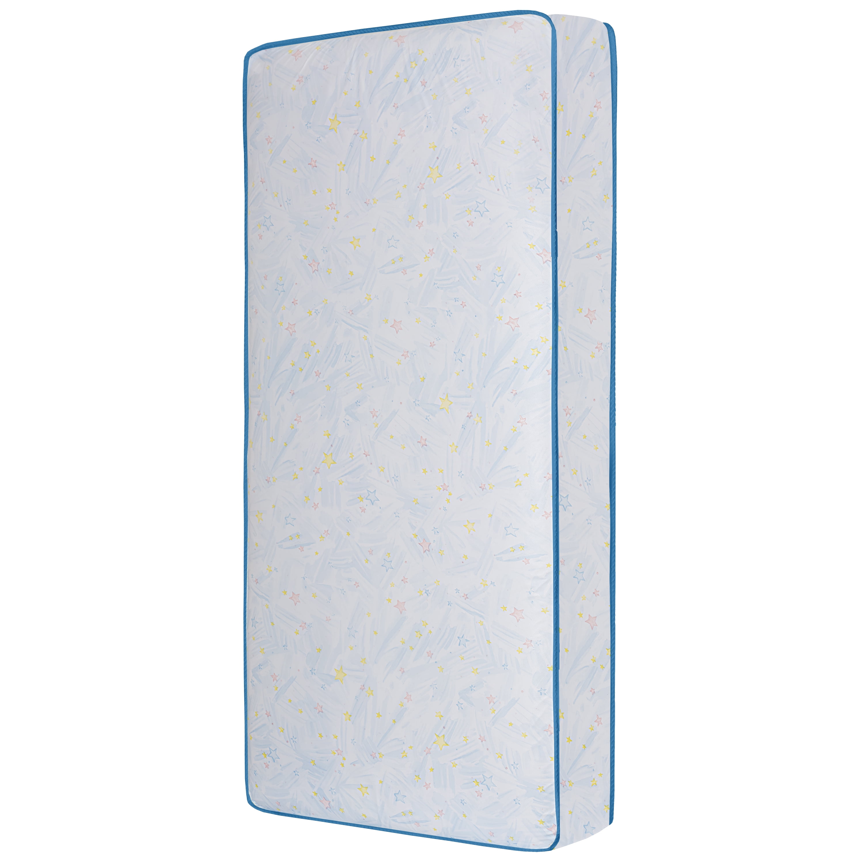 Evolur Dream On Me Twinkle Stars Crib and Toddler 117 Coil Mattress
