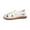 White, variant on Soft Comfortable Sandals for Women Summer Casual Closed Toe Hollow Out Slip On Loafers Flat Fisherman Sandal Comfy Cute Breathable Walking Orthopedic Beach Shoes