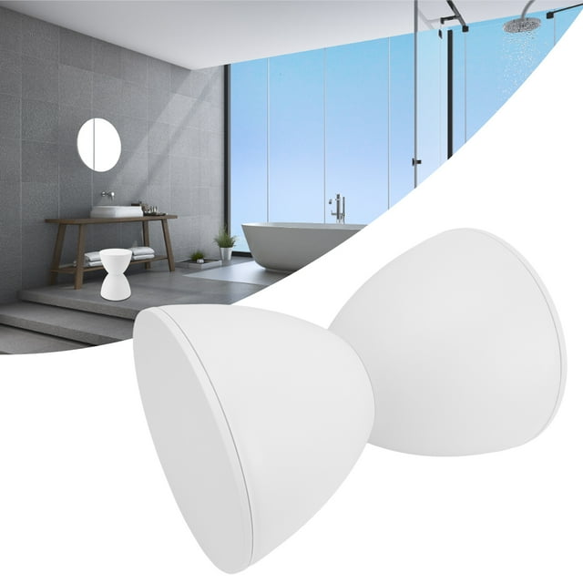 Hourglass Shaped Stool Plastic Modern Simple Nordic Style Household Round Stool For Bathroom Fitting Room,White