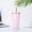 Pink, variant on Kitchen Glass Double Layer Stainless Steel Portable Edged Insulation Cup Creative Straw Cup Durable Paint 500Ml,Purple Kitchen Glass&Bottle