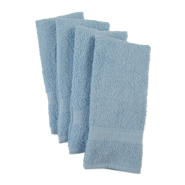 100% Cotton Hand Towel Set of 4, 15x26