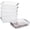 6, variant on PETGLE 6PC Storage Bins with Lids, Stackable Plastic Box, Paper Storage