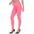 thumbnail image 6 of HDE Trendy Design Workout Leggings Fun Fashion Graphic Printed Cute Patterns Neon Pink XXL, 6 of 7