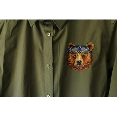 UPC: 4627128732338 | Bear Counted Cross Stitch on Clothes Kit SV-259 / SB-259