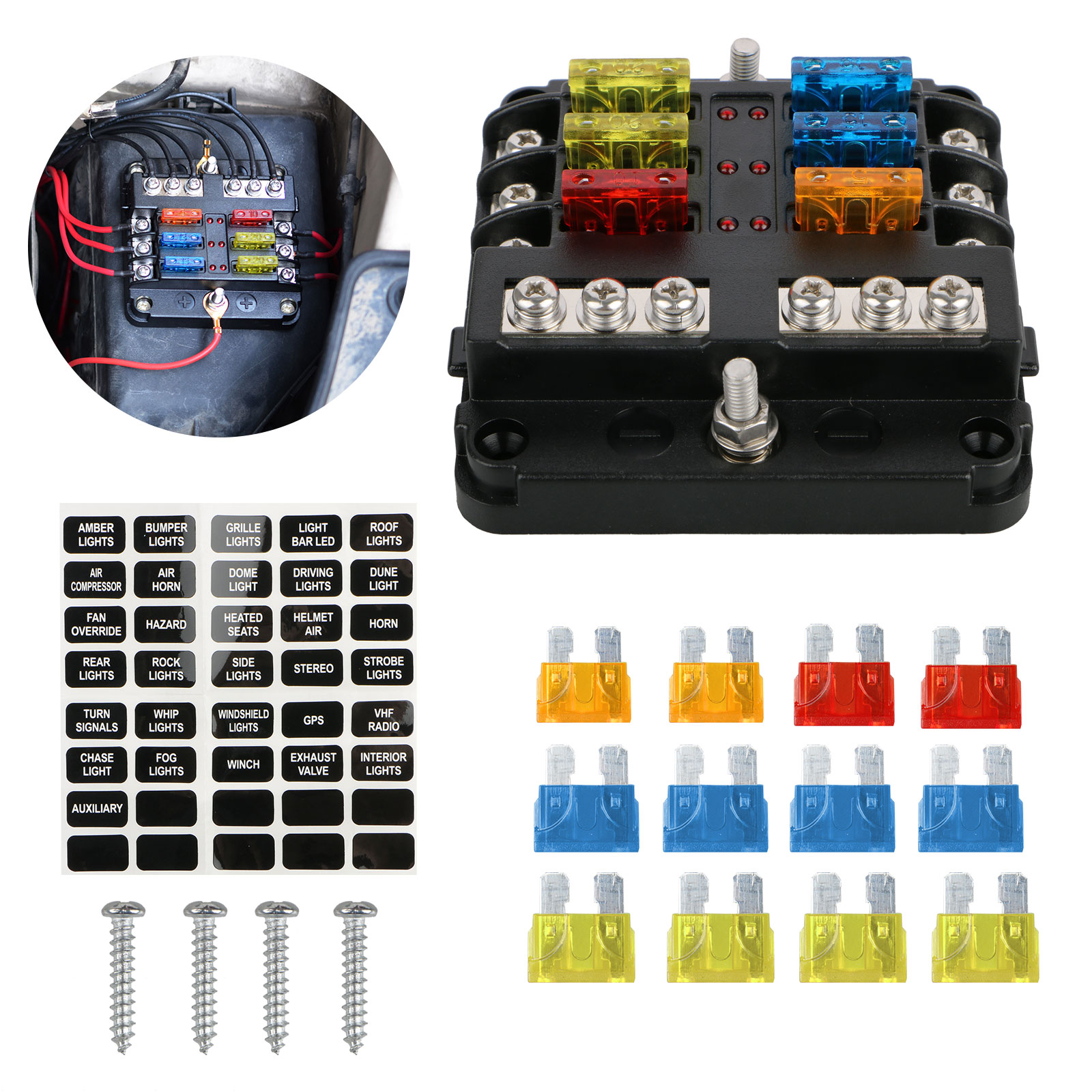 Wiring Manual PDF: 12 Volt Marine Fuse Box