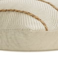thumbnail image 2 of The HomeCentric Luxury Lumbar Pillow Cover Beige, 12"x22" (30x55 cm) Jute Chevron, Jute Lace Oblong Pillow Cover, Chevron Contemporary Style - Chevron Strike, 2 of 5