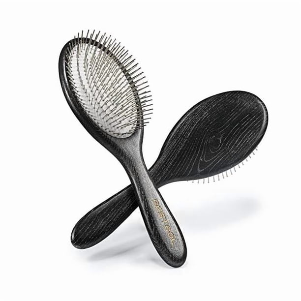 wonima11 Hair Brush, Paddle Detangler Brush with Metal Bristles for Women/Men/Kids Detangling & Massaging, Anti Static, Best for All Hair Types Wet & Dry DailyUse