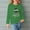 Green, variant on SGFCWSX Long Sleeve Shirts for Kids Girls Beautiful Girl Print Tops Fall T-Shirts Beige Size 11 Years