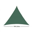 thumbnail image 4 of Coolaroo Coolhaven Outdoor Sun Shade Sail 95% UV Block Protection for Garden, Patio, Backyard, 12' Triangle, Heritage Green, 4 of 6