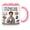 Pink, variant on Funny Coffee Mug Lazy Comfort Drinkware Ceramic Tea Cup Present for Relaxed Mornings and Afternoons