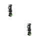 thumbnail image 4 of Greeniant Soporte para teléfono móvil de bicicleta 360 grados ajustable bicicleta de montaña motocicleta manillar anticaída soporte de carretera Verde con luz 2piezas Greeniant CBP284669, 4 of 5