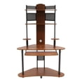 Calico Designs Arch Tower Office Computer Corner Desk Workstation with ...