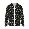 thumbnail image 1 of Balery Solar System Planets Space Sudadera ligera de manga larga con capucha y protección solar UPF 50+ para hombre y mujer, ideal para pesca y running-X-Large, 1 of 7