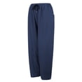 thumbnail image 6 of Diufon Men's Casual Wide Leg Pants Elastic Waist Drawstring Loose Pant Trendy Solid Color Trousers with Pockets, 6 of 7
