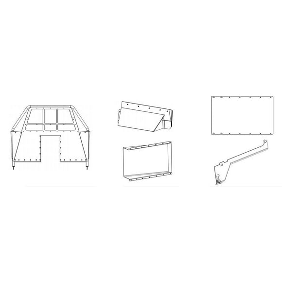 Convient pour Ford Intercepteur de Police 2018-2019 Utilitaire Westin Public Safety Partition de Siège Arrière 35-10035 Defender Series; Ajustement Direct; avec Fenêtre Coulissante