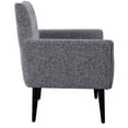 thumbnail image 6 of Linon Ava Tweed Chair, Button Tufted Back, 18.25 inch Seat Height, Multiple Colors, 6 of 7