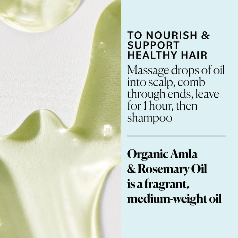 Sky Organics Organic Amla and Rosemary Oil for Conditioning Dry and Brittle Hair, 2 fl oz