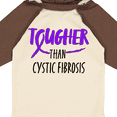thumbnail image 4 of Inktastic Tougher than Cystic Fibrosis Boys or Girls Long Sleeve Baby Bodysuit, 4 of 5
