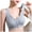 Light Blue, variant on NIEWTR Seamless Front Closure Jelly Bras for Women No Underwire | Full Coverage, Daisy Bras for Older Women, Push Up, Back Smoothing, Wide Fixed Straps(Mint Green,L)