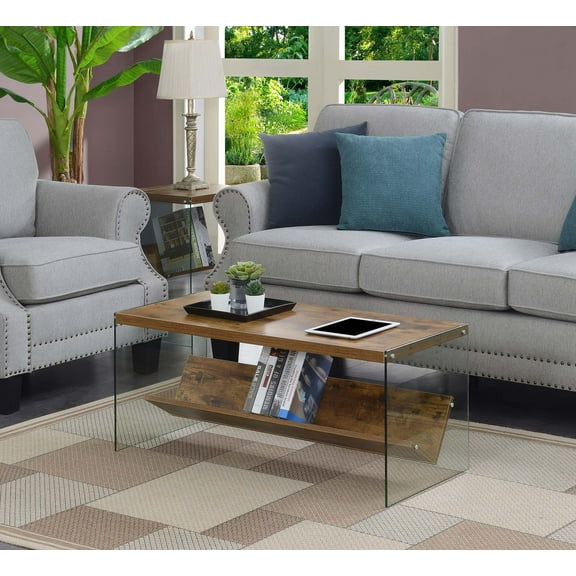 Convenience Concepts SoHo Coffee Table with Shelf, Multiple Finishes