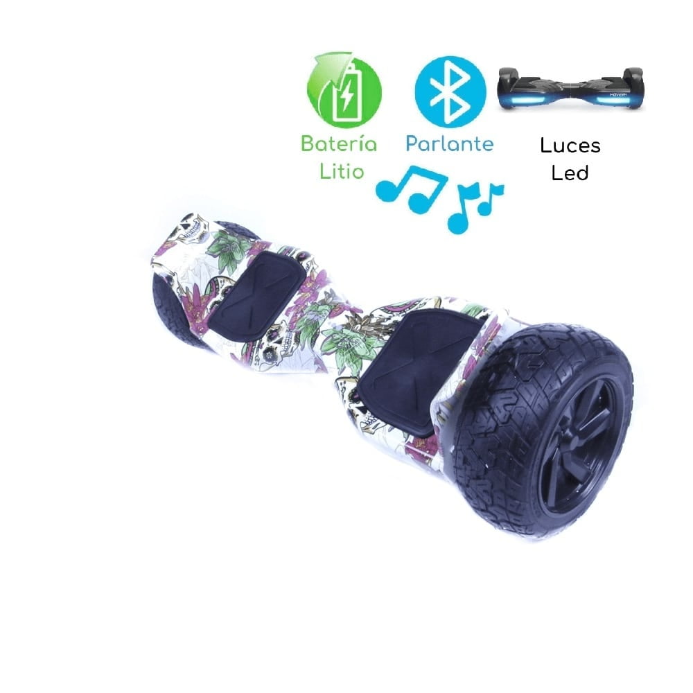 Hoverboard 4X4 Flower + Bolso