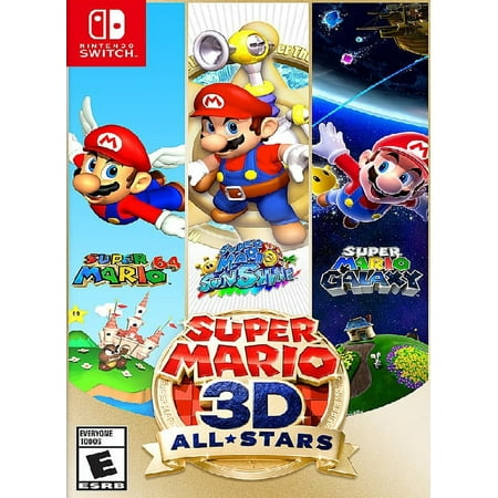 Restored Super Mario 3D All-Stars (Nintendo Switch, 2020) Adventure Game (Refurbished)