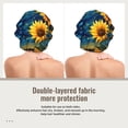 thumbnail image 2 of Naloa Vintage Starry Sky Sunflower Adjustable Hair Bonnet for Sleeping, Hair Wrap Sleep Cap Turban for Women Men, Curly Straight Hair Long Large Braid Unisex, 2 of 6
