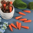 thumbnail image 4 of 50Pcs Mini Easter Decor Carrots Realistic Fake Carrots Lifelike Carrots Simulation for Floral Arrangements Easter Home Kitchen Display Decoration 2.28 Inch, 4 of 6