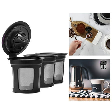 

Ludlz Coffee Filter Cup Reusable Eco-friendly Economical Drip Refillable Capsule Filter Cup for Filtered Coffee